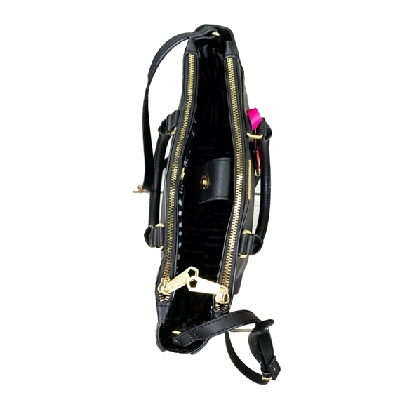 NWOT - TRINA TURK BLACK SHOULDER/CROSSBODY BAG - Picture 6 of 9